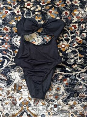 Billabong Black One-Piece Swim Top